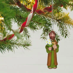 Hallmark Saint Joseph Ornament -Hallmark Saint Joseph Holding Lilies Keepsake Ornament 1799QGO2757 02