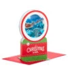 Hallmark Santa's Sleigh Snow Globe Musical 3D Pop-Up Christmas Card With Motion -Hallmark Santa Sleigh Snowglobe 3D PopUp Music Motion Christmas Card 1299XOD9985 01