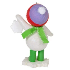 Hallmark Sweet Snowman 2023 Ornament -Hallmark Snowman With Snowflake Ornament Keepsake Ornament 3999QGO2777 06