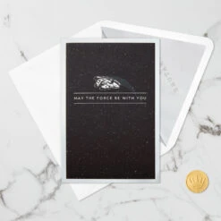 Hallmark Star Wars™ Millennium Falcon™ 3D Pop-Up Card -Hallmark Star Wars Millennium Falcon 3D PopUp Card 1499LAD2726 04