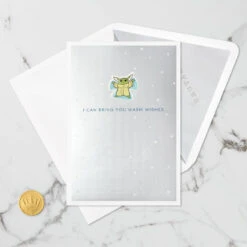 Hallmark Star Wars: The Mandalorian™ Grogu™ Warm Wishes 3D Pop-Up Holiday Card 17 Hallmark Star Wars: The Mandalorian™ Grogu™ Warm Wishes 3D Pop-Up Holiday Card -Hallmark Star Wars The Mandalorian Grogu 3D PopUp Holiday Card 1499XXH9985 06
