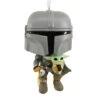 Star Wars The Mandalorian™ With Grogu™ Funko POP!® Hallmark Ornament -Hallmark Star Wars The Mandalorian With Grogu Funko POP Christmas Ornament 3HCM1103 01