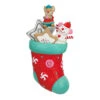 Hallmark Stocking Stuffers Surprise Mystery 2023 Exclusive Ornament -Hallmark Stocking With Mouse and Star Cookie Keepsake Ornament 1999QXC5619 01