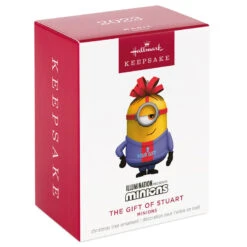 Hallmark Minions The Gift Of Stuart Musical Ornament -Hallmark Stuart in Ugly Christmas Sweater Keepsake Ornament 1899QXI7397 04