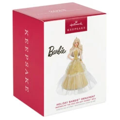 Hallmark 2023 Holiday Barbie™ Ornament 11 Hallmark 2023 Holiday Barbie™ Ornament -Hallmark White Holiday Barbie Doll Keepsake Ornament 2199QXR8209 04